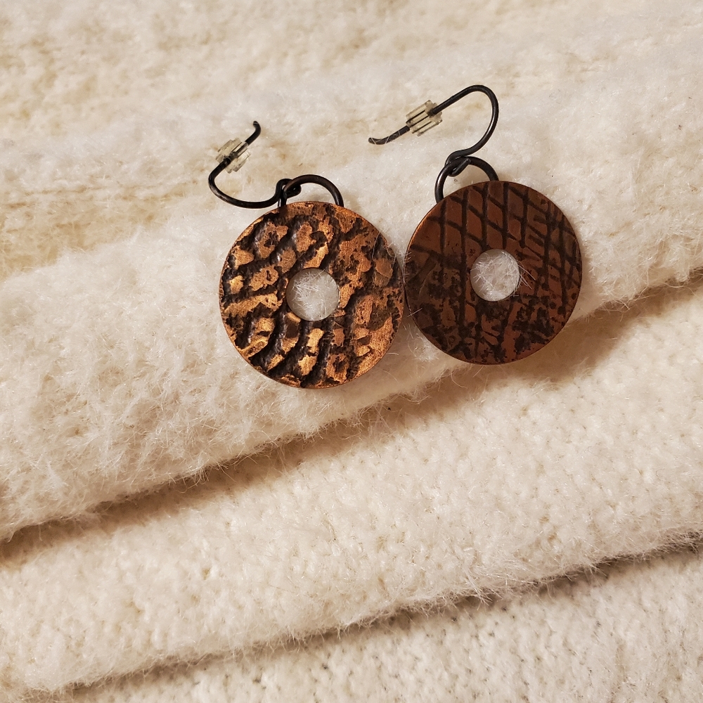 Artisan Copper Earrings